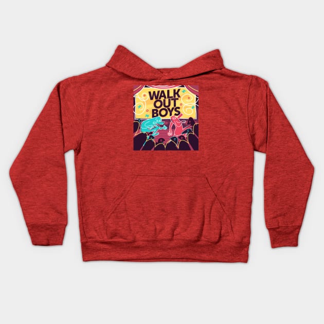 Walk Out Boys Kids Hoodie by Little Empire Podcast